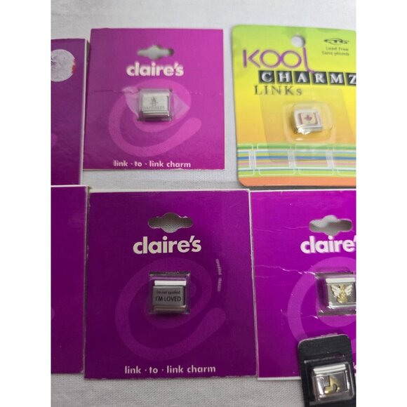 Italian Charms Lot Of 11 Charms- Claire's, Kool Charmz And More - Picture 3 of 12